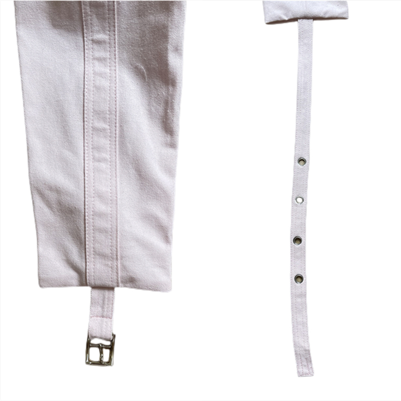 Abdl canvas straitjacket bondage engrenagem corpo restrições terno jaqueta reta dispositivo homem mulher