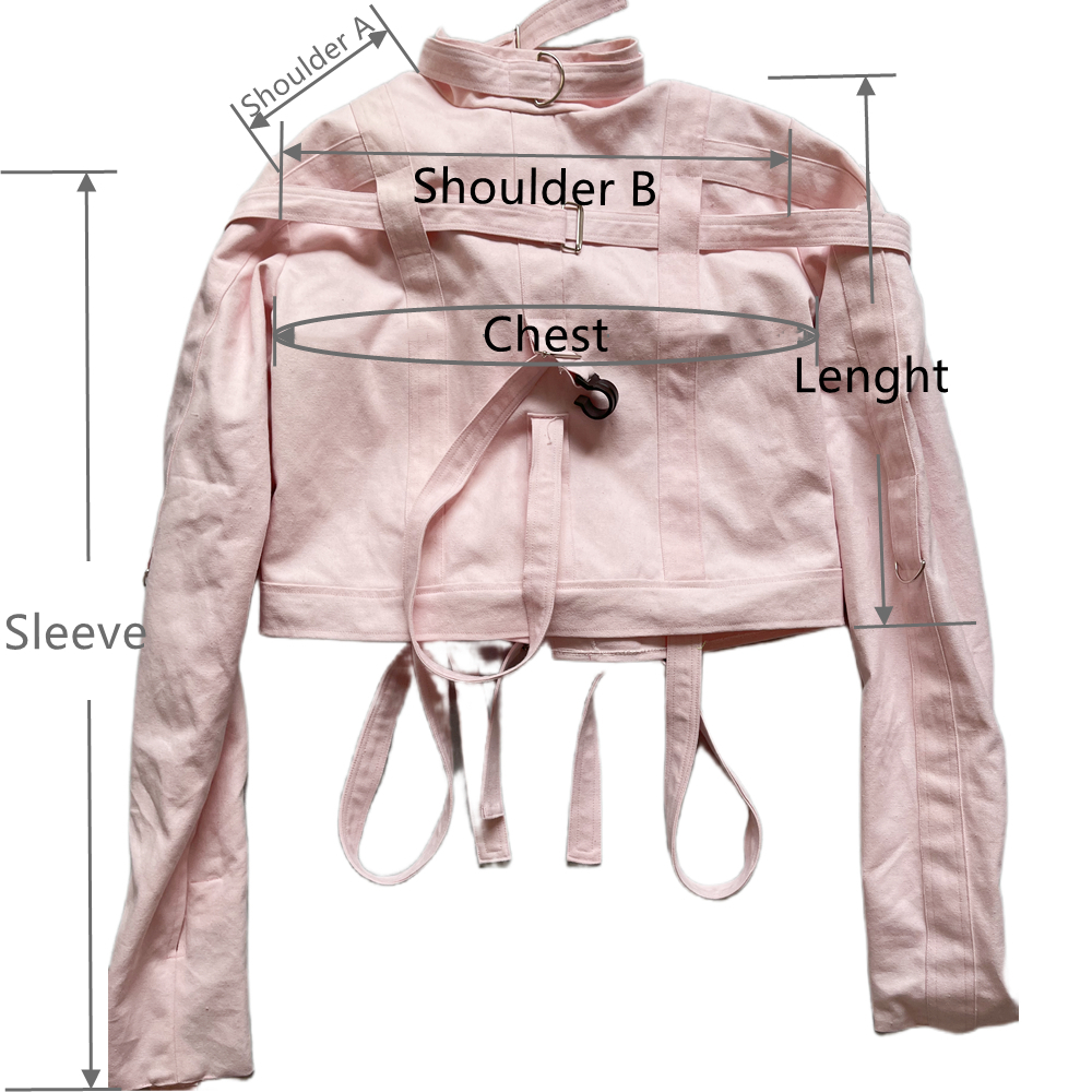 Abdl canvas straitjacket bondage engrenagem corpo restrições terno jaqueta reta dispositivo homem mulher
