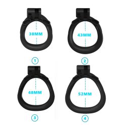 2022 cobra 4.0 dispositivo de castidade masculina com 4 anéis do pênis do punho do dobro-arco, gaiola do galo, fechamento da castidade, gaiola do pênis, brinquedos sexuais para o homem gay Cintos de Castidade