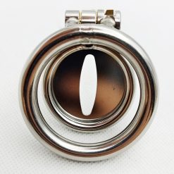 Dispositivo masculino de aço inoxidável pequeno super da castidade, gaiola uretral aumentada do galo do furo, anéis do galo, brinquedos sexuais do fetiche de bdsm para o homem gay Cintos de Castidade