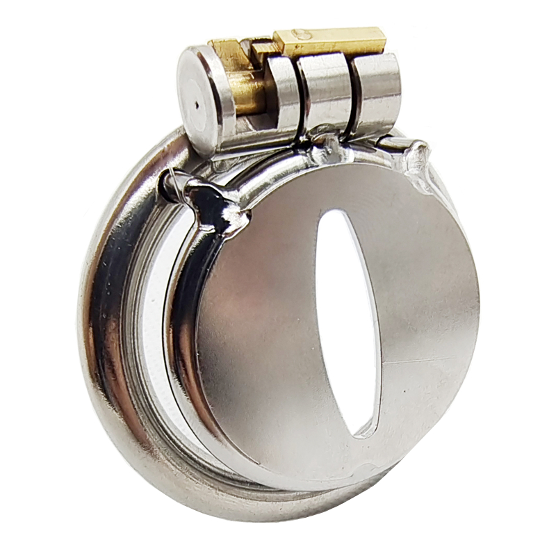 Dispositivo masculino de aço inoxidável pequeno super da castidade, gaiola uretral aumentada do galo do furo, anéis do galo, brinquedos sexuais do fetiche de bdsm para o homem gay