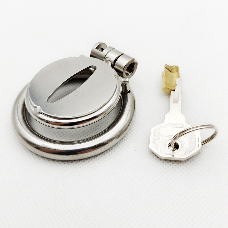 Dispositivo masculino de aço inoxidável pequeno super da castidade, gaiola uretral aumentada do galo do furo, anéis do galo, brinquedos sexuais do fetiche de bdsm para o homem gay