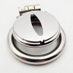 Dispositivo masculino de aço inoxidável pequeno super da castidade, gaiola uretral aumentada do galo do furo, anéis do galo, brinquedos sexuais do fetiche de bdsm para o homem gay Cintos de Castidade