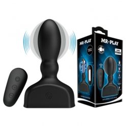 Controle sem fio inflável bomba de ar vibrador plugue de extremidade expansão g ponto vibrador anal próstata massageador brinquedos sexuais para mulher Vibradores