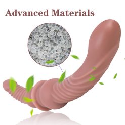 Dupla penetração grossa dildo strapon para casais lésbicas longo dois cabeças terminou falos masturbação anal mulher para o homem Inserção