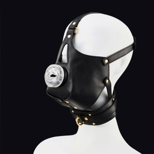 Couro genuíno sm erótico gag cão chapelaria cão escravo rpg máscara flertando e treinamento adulto fetiche sexo casais produto BDSM Mordaça