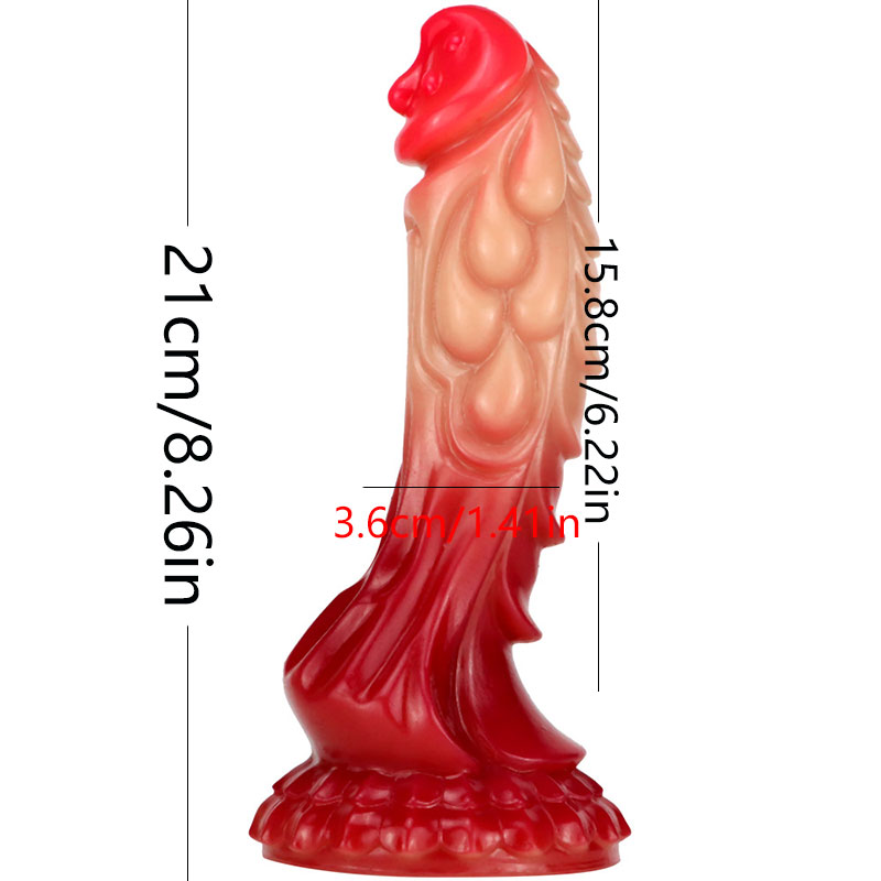 Dildo monstro efeito pele ralista com ventosa-dildo fantasia dragão cor da carne-dildo silicone hentai grande e largo
