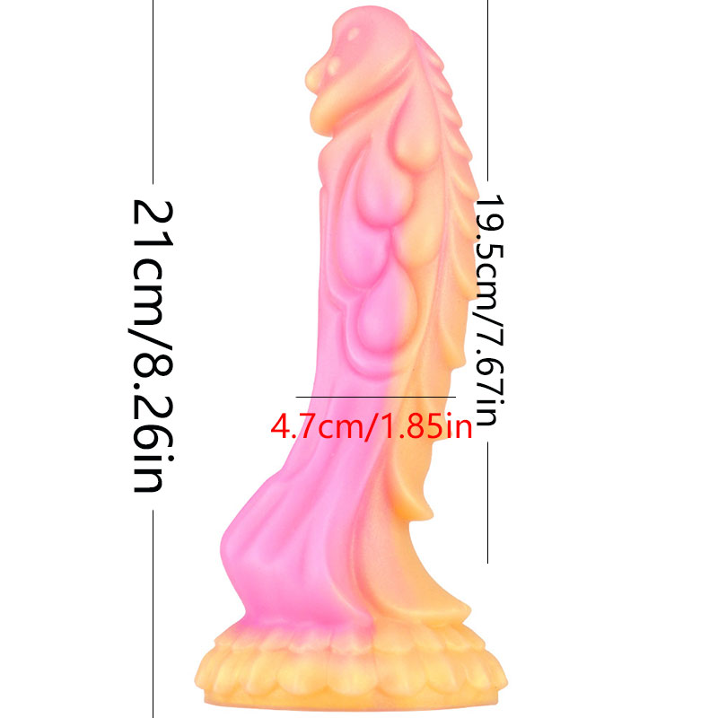 Dildo monstro efeito pele ralista com ventosa-dildo fantasia dragão cor da carne-dildo silicone hentai grande e largo