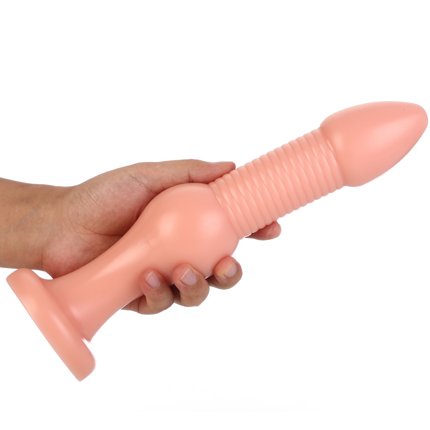 Grande pagode anal butt plug anal massagem vaginal anus vaginal expansor anal plug com ventosa adulto sm sexo brinquedos para mulheres