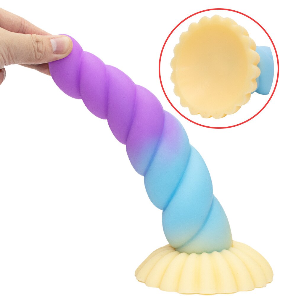 14cm rosqueado vibrador com ventosa brilho no escuro colorido pênis para iniciantes do sexo feminino masturbador iniciante anal plug brinquedo