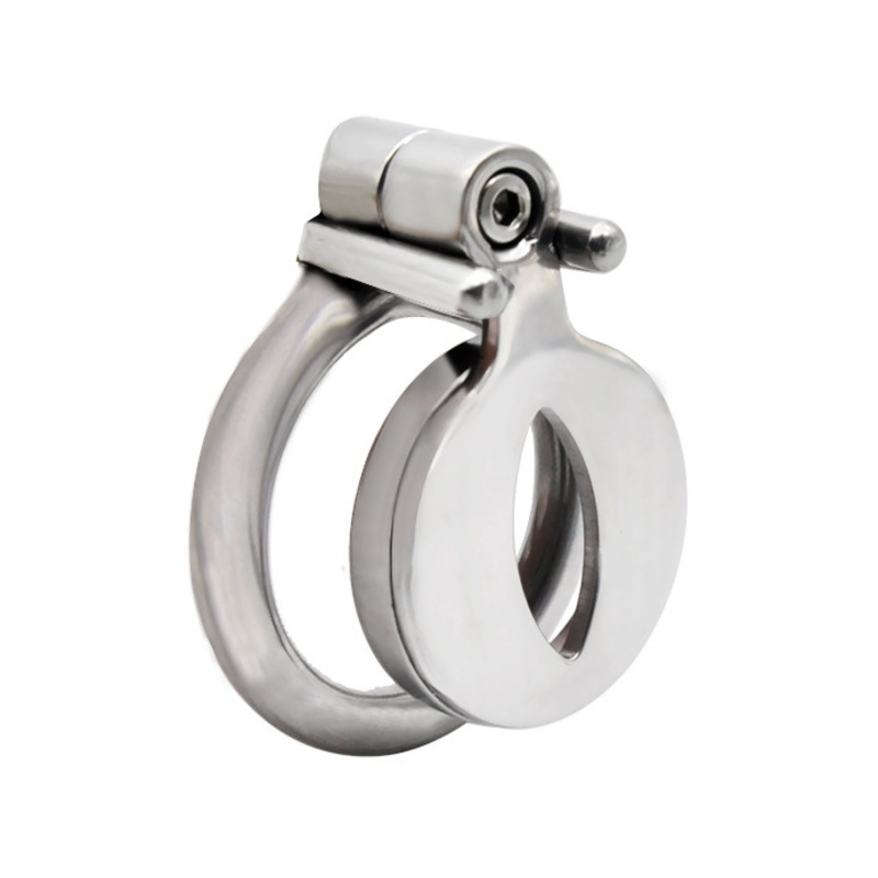 2021 super pequeno plana pássaro castidade gaiola masculino aço inoxidável dispositivos de castidade cinto erótico sexo brinquedos para homens pênis bloqueio galo anel Cintos de Castidade