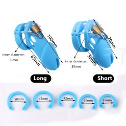 2023 atualizar dispositivo de castidade masculina de silicone macio, gaiola de galo, anéis de pênis, bloqueio de pênis, cinto de castidade, bdsm brinquedos sexuais adultos para homens gay Cintos de Castidade