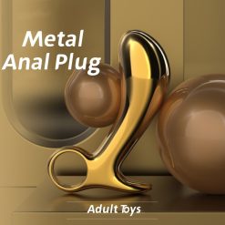 2023 novo metal anal plug próstata massageador puxar anel butt plug g-ponto estimulando produtos eróticos 18 + brinquedos sexuais para homens e mulheres Inserção