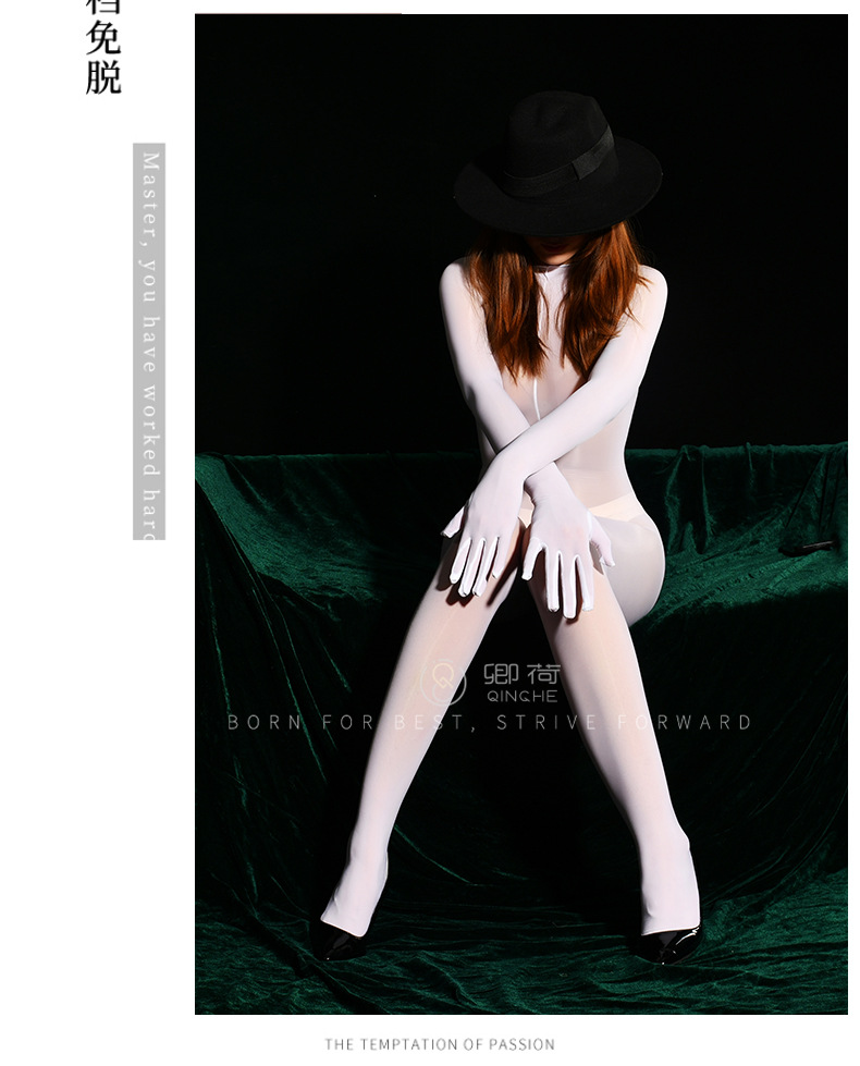 8d brilhante ultra-fino aberto virilha corpo inteiro meias 8d sem costura brilhante bodysuit sexy apertado mais tamanho envolvimento completo de dedos