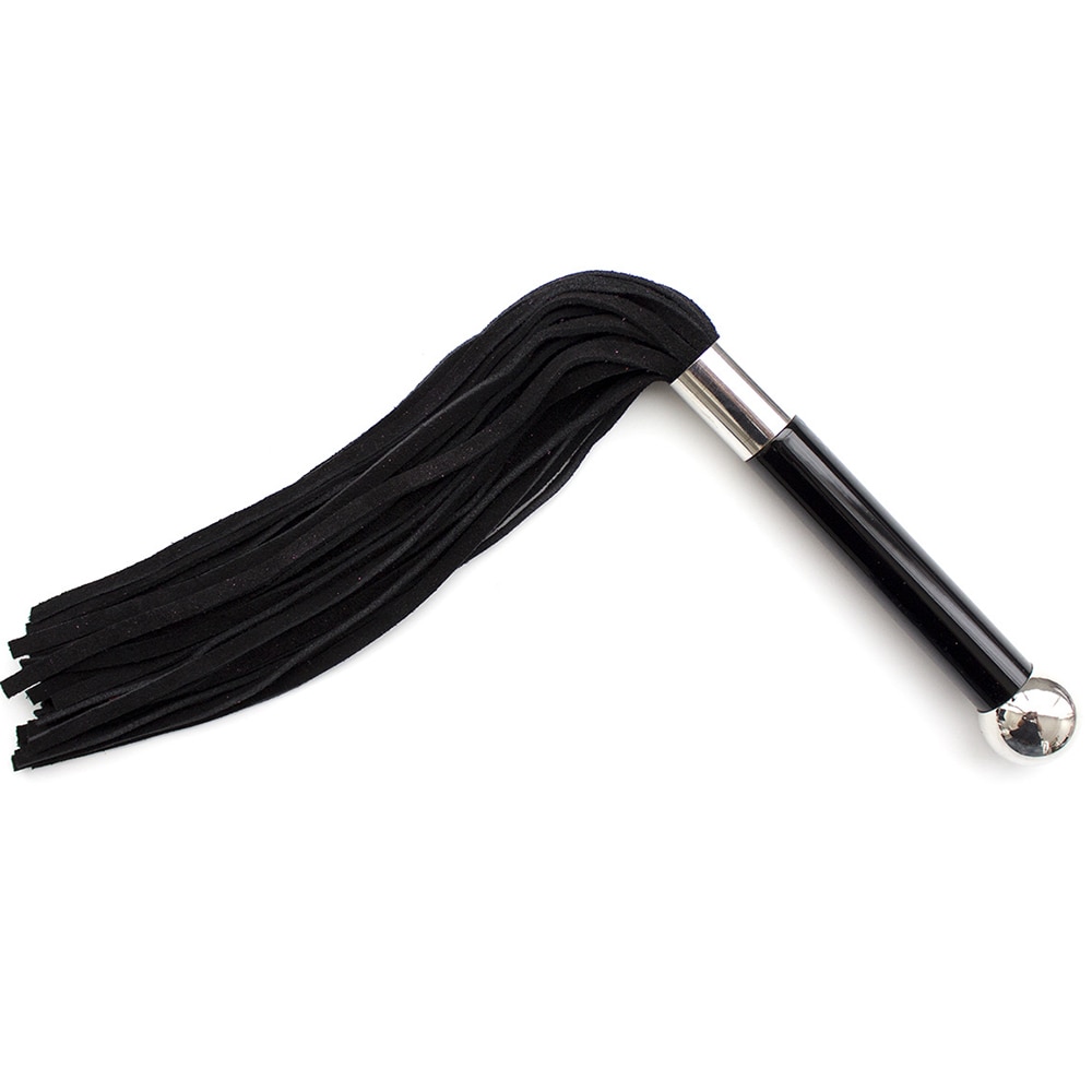 Chicote de flopremium para treinamento de cavalo, flode camurça com cabo acrílico e bola de ferro
