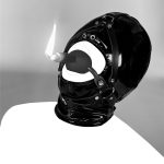 Fetiche escravo role play hood e silicone boca gag com buraco para bdsm bondage baixa temperatura vela flertando adultos jogos de sexo BDSM Bondage