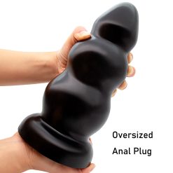 Grande tamanho anal plug dildo estimular ânus e vagina enorme butt plug masturbador pênis macio anal dilatador sexo brinquedo para mulher e homem Inserção Plug anal