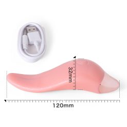 Língua lambendo vibrador para mulher g ponto clitóris estimulador mini clit brinquedos sexuais para mulher recarregável mamilo masturbador feminino Vibradores