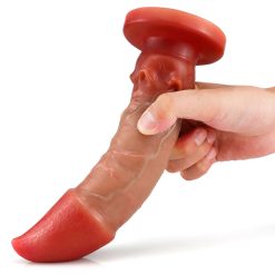 Mais recente mulher monstro vibrador masculino realista pênis pau masturbadores anal vaginal g ponto estimulador sex shop produtos brinquedos eróticos Inserção