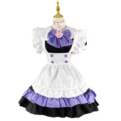 Mais tamanho kawaii vestido cosplay trajes escola menina maid outfits vestido vitoriano anime rosa japonês gothic lolita roupas Vestuário