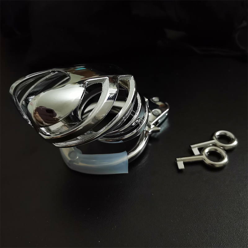 Novo 30-50mm ajustável pênis anel galo gaiola de castidade metal masculino dispositivo de castidade evitar masturbação produtos brinquedos sexuais para homens