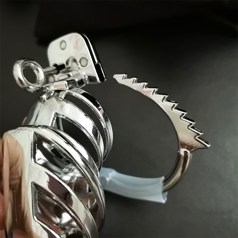 Novo 30-50mm ajustável pênis anel galo gaiola de castidade metal masculino dispositivo de castidade evitar masturbação produtos brinquedos sexuais para homens