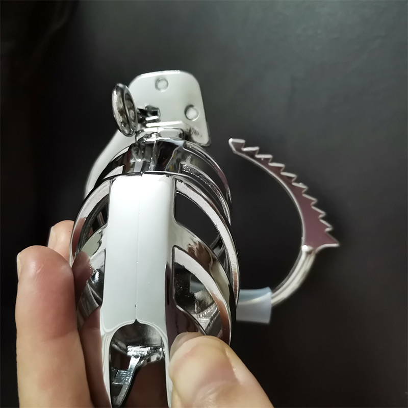 Novo 30-50mm ajustável pênis anel galo gaiola de castidade metal masculino dispositivo de castidade evitar masturbação produtos brinquedos sexuais para homens