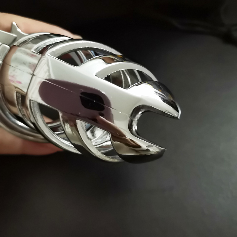 Novo 30-50mm ajustável pênis anel galo gaiola de castidade metal masculino dispositivo de castidade evitar masturbação produtos brinquedos sexuais para homens