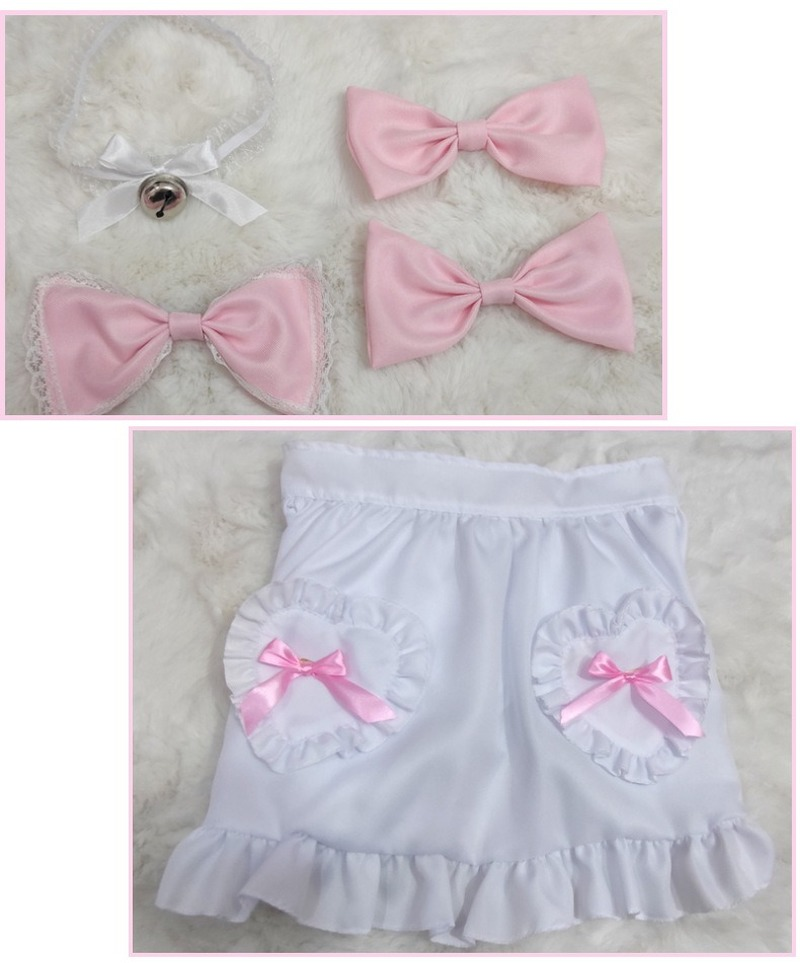 Sexy lolita rosa empregada vestido japonês doce mulher kawaii vestido rpg traje halloween festa cosplay anime kawaii roupas