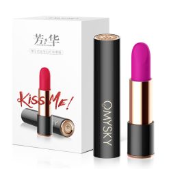 Silicone masturbação massageador vibrador feminino forma de batom vibratório ovo 10 frequência vibração fácil de limpar adultos Vibradores