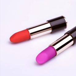 Silicone masturbação massageador vibrador feminino forma de batom vibratório ovo 10 frequência vibração fácil de limpar adultos Vibradores