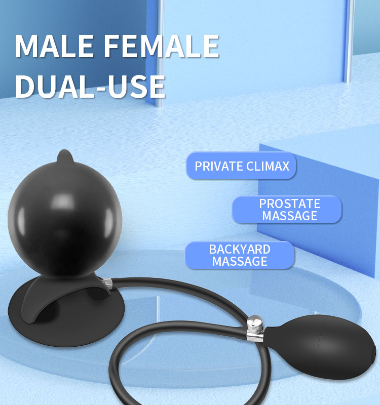 Vibrador anal longo inflável do extensor da tomada da extremidade de 11/16cm com ventosa ou brinquedos do sexo da âncora do silicone buttplug enorme para nádegas