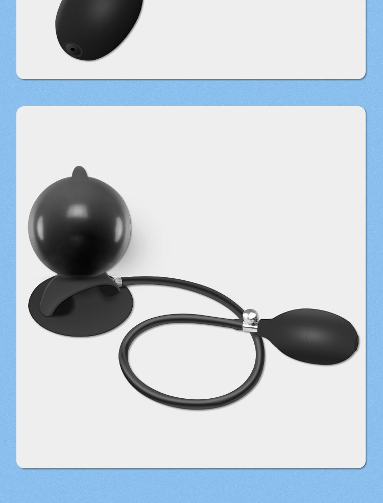 Vibrador anal longo inflável do extensor da tomada da extremidade de 11/16cm com ventosa ou brinquedos do sexo da âncora do silicone buttplug enorme para nádegas