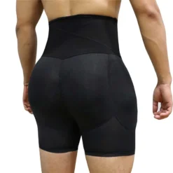 Butt lifting shaper masculino vestido de costas