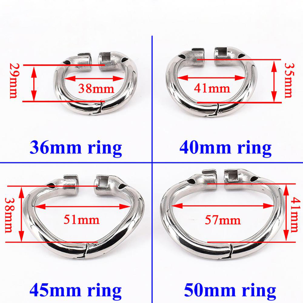 Cinto de Castidade Anel Dobradiça XC Micro Steel Cinto de Castidade Anel Dobradiça XC Micro Steel