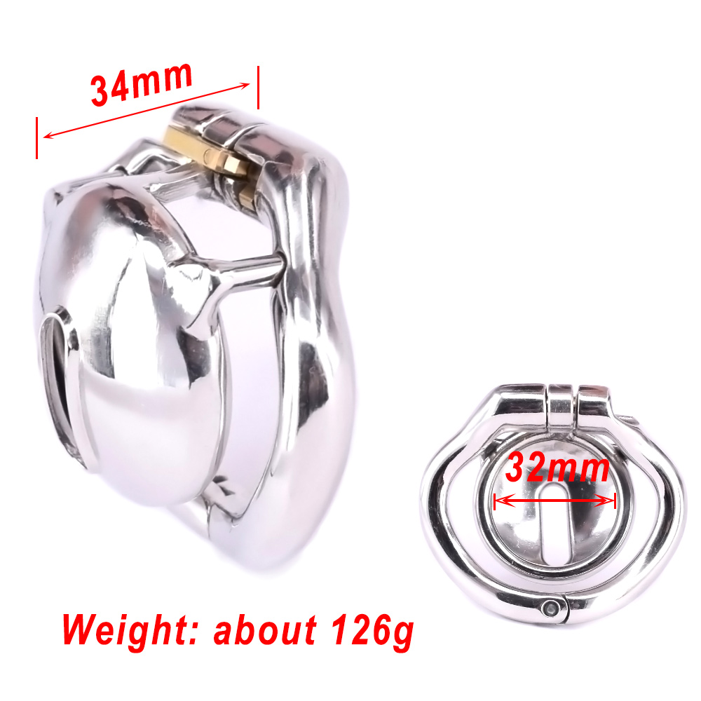 Cinto de Castidade Anel Dobradiça XC Micro Steel Cinto de Castidade Anel Dobradiça XC Micro Steel