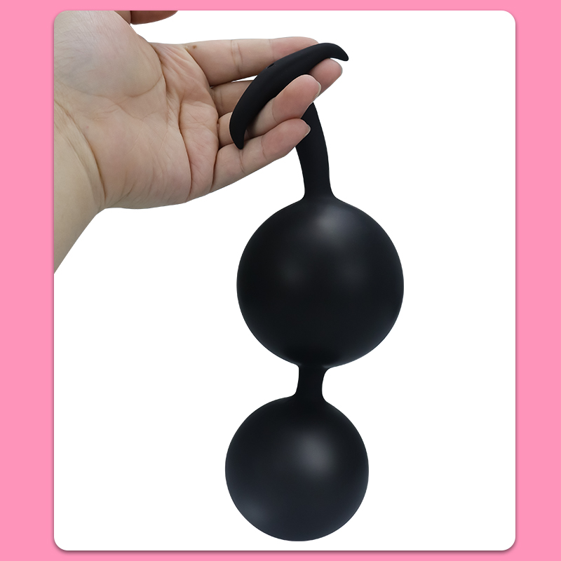 Inflável anal plug com 2 pçs bola de aço grandes contas anal grande silicone butt plug âncora wearable vibrador massagem próstata brinquedo do sexo