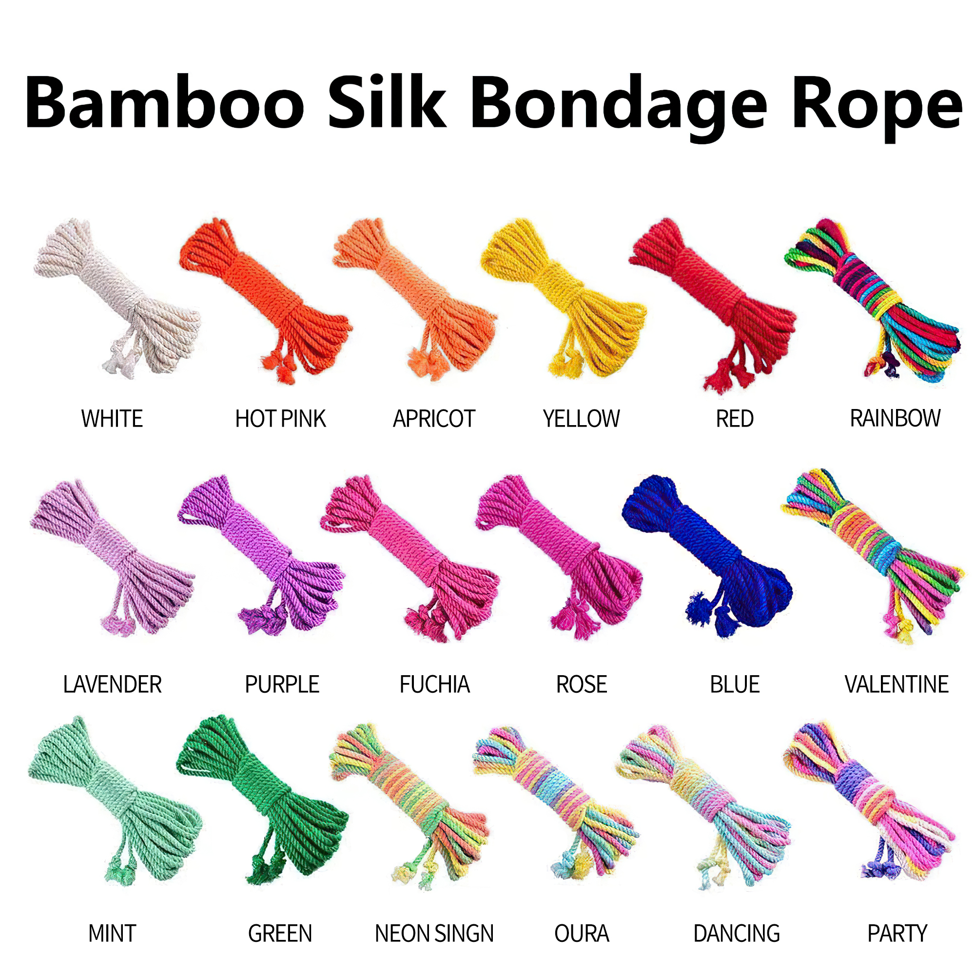 8m corda de seda de bambu artesanal fêmea adulto sexo escravos bdsm bondage macio adulto jogos de ligação corda rpg sexo brinquedo