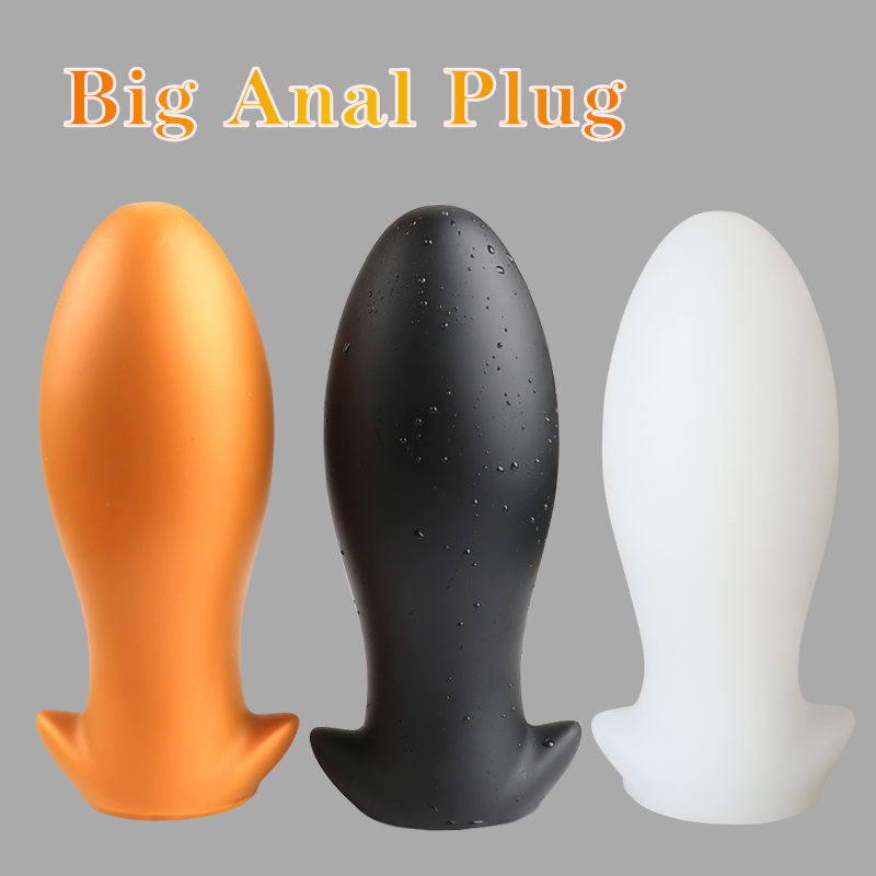 Dildo enorme Silicone Anal Plug Buttplug Big Butt Plug Anal Bolas Vaginal Anal Massagem Expansores BDSM Casais Brinquedos Sexuais Para Adultos