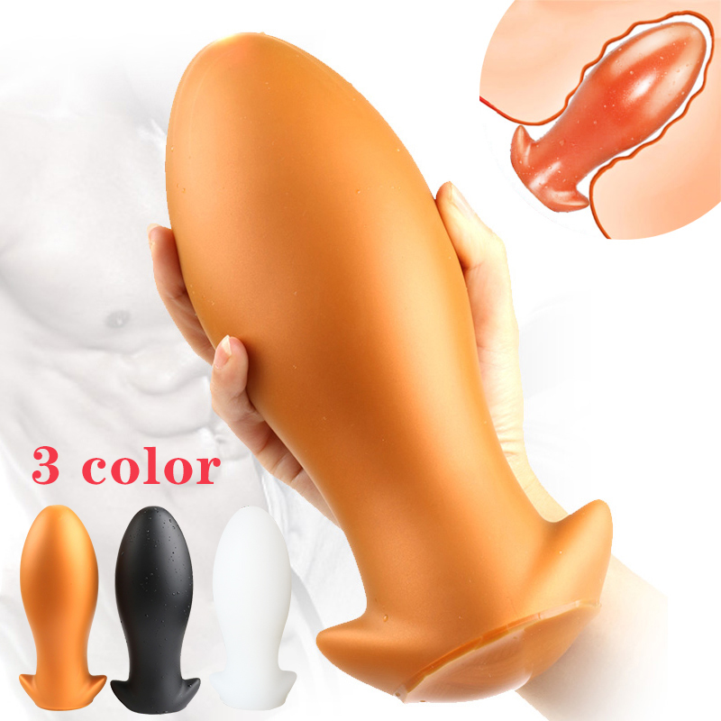 Dildo enorme Silicone Anal Plug Buttplug Big Butt Plug Anal Bolas Vaginal Anal Massagem Expansores BDSM Casais Brinquedos Sexuais Para Adultos