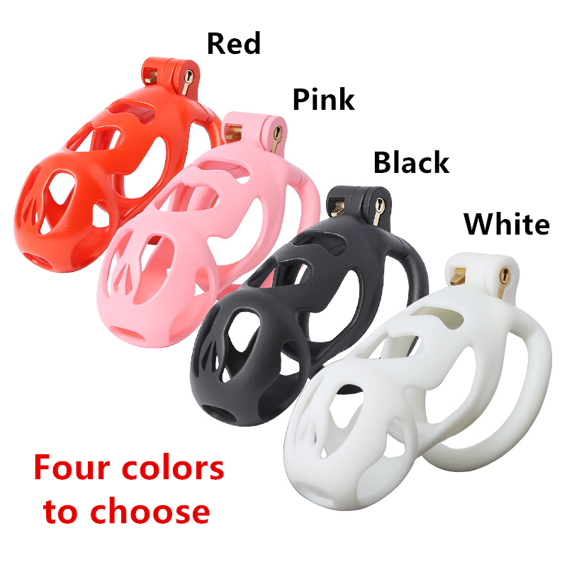 Novo homem fantasma galo gaiola castidade com bloqueio pequeno sissy sexo masculino brinquedos dispositivo de castidade pênis anel 5 tamanho masculino adulto bens para homem Novo homem fantasma galo gaiola castidade com bloqueio pequeno sissy sexo masculino brinquedos dispositivo de castidade pênis anel 5 tamanho masculino adulto bens para homem