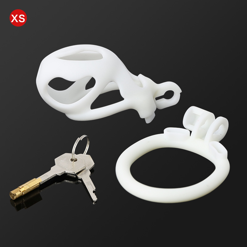 Novo homem fantasma galo gaiola castidade com bloqueio pequeno sissy sexo masculino brinquedos dispositivo de castidade pênis anel 5 tamanho masculino adulto bens para homem Novo homem fantasma galo gaiola castidade com bloqueio pequeno sissy sexo masculino brinquedos dispositivo de castidade pênis anel 5 tamanho masculino adulto bens para homem