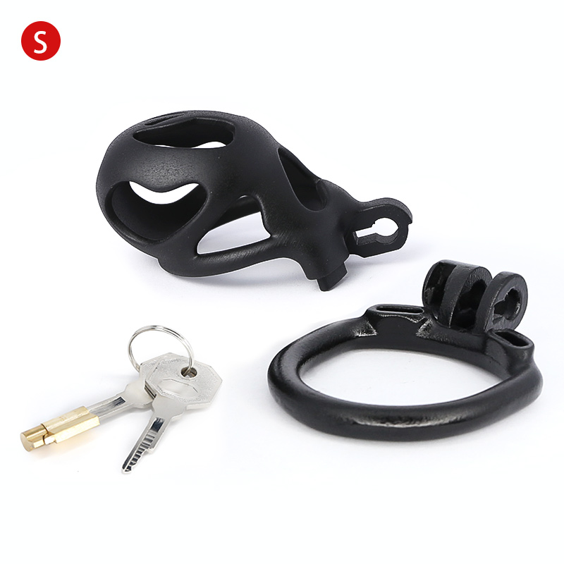 Novo homem fantasma galo gaiola castidade com bloqueio pequeno sissy sexo masculino brinquedos dispositivo de castidade pênis anel 5 tamanho masculino adulto bens para homem Novo homem fantasma galo gaiola castidade com bloqueio pequeno sissy sexo masculino brinquedos dispositivo de castidade pênis anel 5 tamanho masculino adulto bens para homem