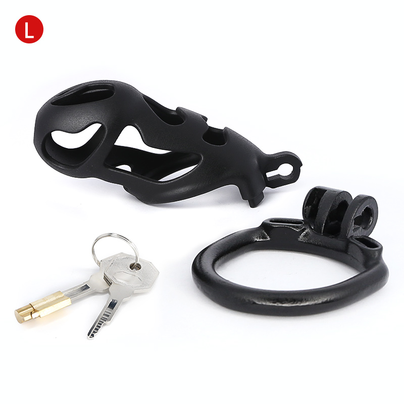 Novo homem fantasma galo gaiola castidade com bloqueio pequeno sissy sexo masculino brinquedos dispositivo de castidade pênis anel 5 tamanho masculino adulto bens para homem Novo homem fantasma galo gaiola castidade com bloqueio pequeno sissy sexo masculino brinquedos dispositivo de castidade pênis anel 5 tamanho masculino adulto bens para homem