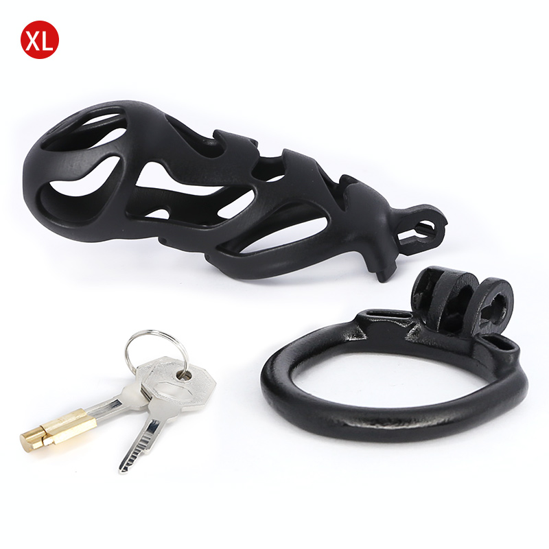 Novo homem fantasma galo gaiola castidade com bloqueio pequeno sissy sexo masculino brinquedos dispositivo de castidade pênis anel 5 tamanho masculino adulto bens para homem Novo homem fantasma galo gaiola castidade com bloqueio pequeno sissy sexo masculino brinquedos dispositivo de castidade pênis anel 5 tamanho masculino adulto bens para homem