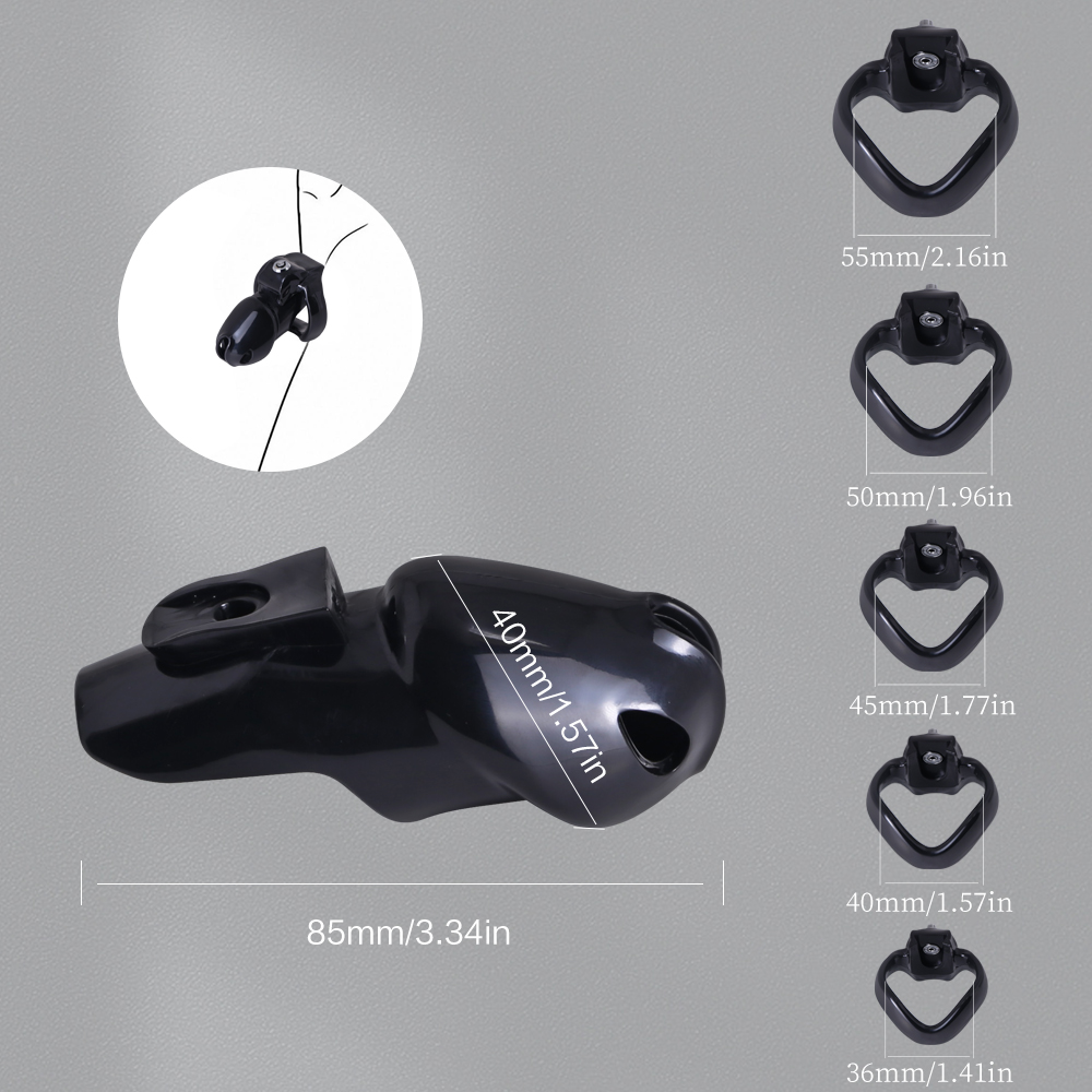 Black HT-V5 Male Chastity Device BDSM Cock Cage Set Leve Masculino Personalizado Masculino Penis Ring Sex Shop Sex Toy para Homens