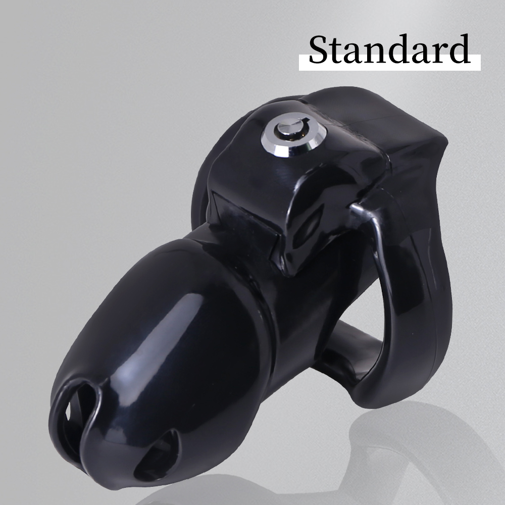 Black HT-V5 Male Chastity Device BDSM Cock Cage Set Leve Masculino Personalizado Masculino Penis Ring Sex Shop Sex Toy para Homens