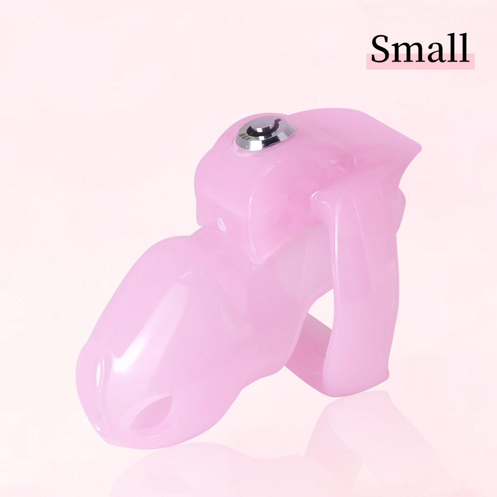 Pink HT-V5 Male Chastity Device BDSM Cock Cage Set Leve Masculino Custom Masculino Penis Ring Sex Shop Sex Toy para homens