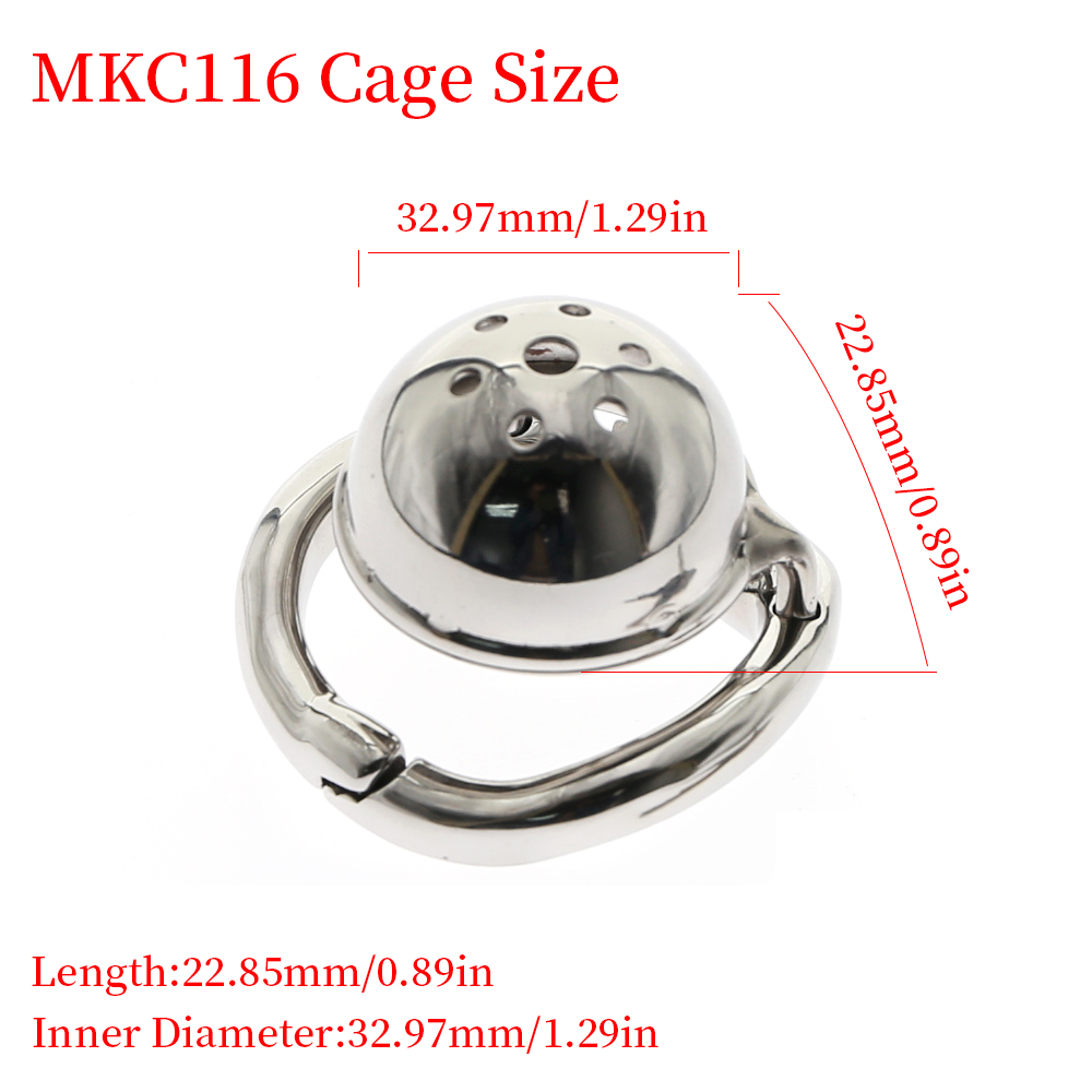 NOVA Gaiola De Castidade De Aço Inoxidável Pequeno Penis Lock Cage Penis Metal Cock Ring Marido Lealdade Cock Cage Sex Toys For Men