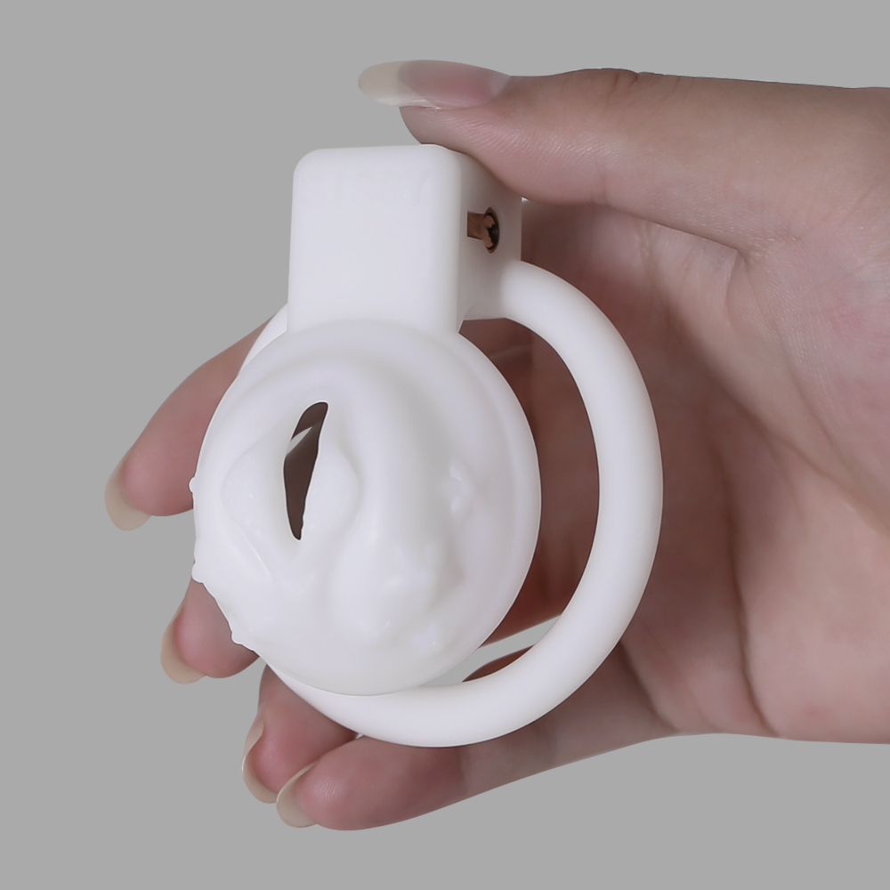 BDSM Galo Gaiola Com Anel Redondo Dispositivo De Castidade Masculina 3D Impresso Castidade Gaiola Penis Anel Treinador Cinto Brinquedo Do Sexo Para Homens